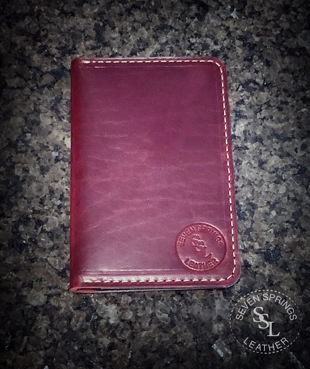 Seven Springs Leather, custom wallets, quality handmade belts, horween leather, accesories, John Gibson, quality leather products, american leather, leather, valets, big horn bison, law leather, leather journals, huntsville, alabama, southeast, 35775